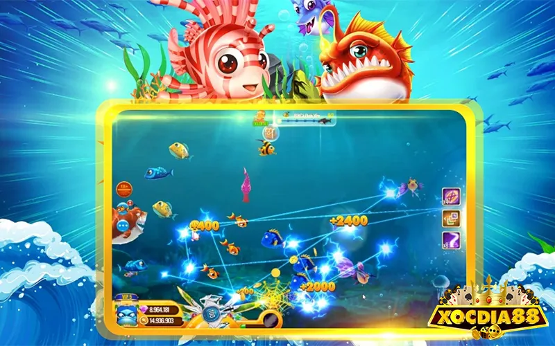 Giao diện game Bắn Cá 5 Sao XOCDIA88 với đồ họa chân thực